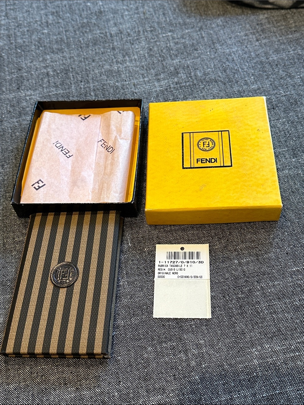 Vintage Mini Fendi Address Book